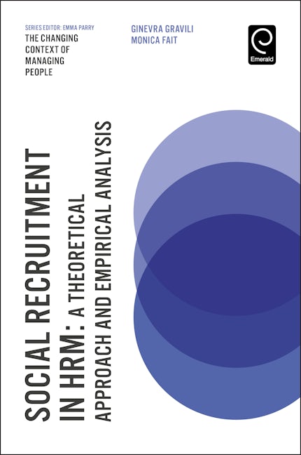 Book cover image for Social Recruitment in HRM ISBN: 9781786356963